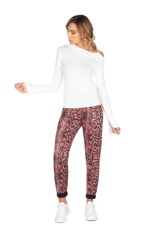 Maglia di filo WHITERS manica lunga scollo barca con fondo manica ampio