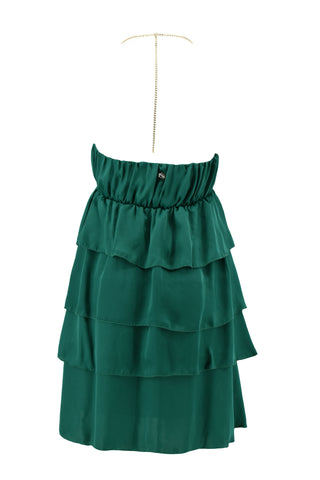 Abito FLIES/A corto con balze e catena